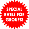 Special rates for groups!