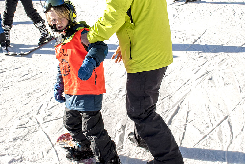 Individual snowboard lessons - start time  8:50 ; 11:00 ; 13:10