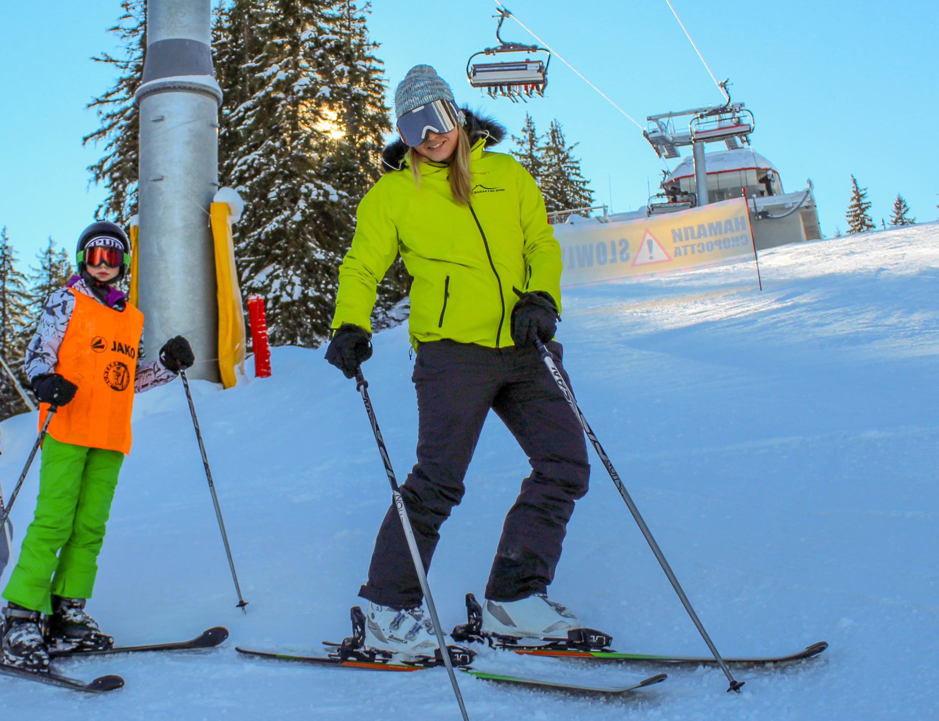 Individual NIGHT ski lessons - start time 18:30