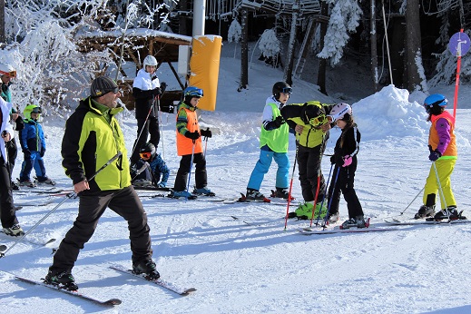 Premium skis + poles